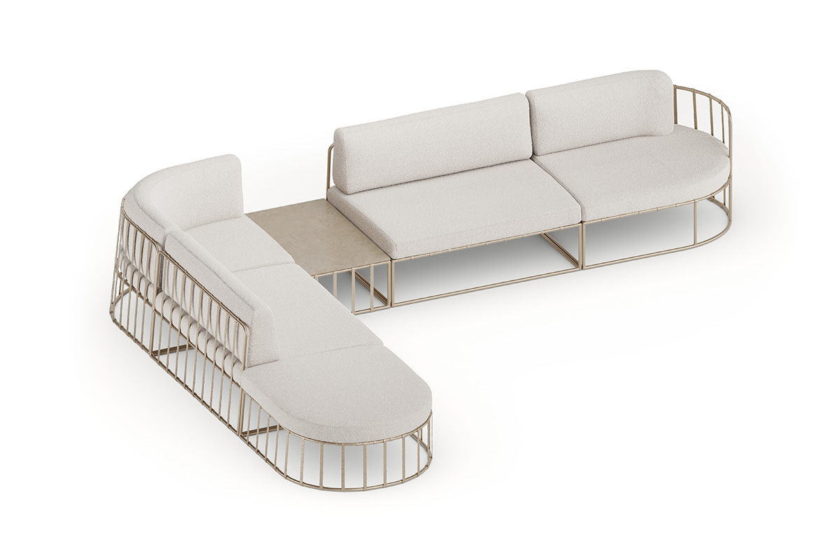 Outdoor Modular Sofa 06416